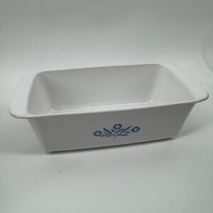 Corning Ware Blue Cornflower P-315-B Vintage Loaf Pan 9x5 Oven Safe USA